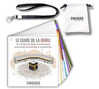 Guida Omra con Illustrazioni Evocazioni e Borsa portaoggetti Islam Ihram