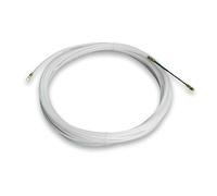 Guida passacavi in nylon, diametro 4 mm, lunghezza 3 m. Perfetto per facilitare l'installazione dei cavi in spazi ristretti.