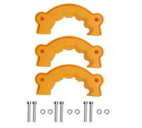 Guida per affilare le punte da trapano Accessorio per smerigliatrice da banco portatile Vecchi pezzi Smerigliatrice Dia 4 5 6 8 10 12 Materiale resistente ABS per smerigliatrice (3 pezzi)