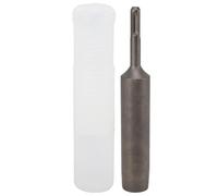 Guida per Asta di Terra Aste di Terra Universali in Acciaio Massiccio con Scatola di Plastica, Asta di Messa a Terra per Martello Perforatore SDS Plus, Trapano a Percussione(20mm)