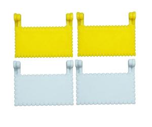 Guida Per Bordi Da Cucire - Strumento Per Orlatura A Clip Da 4 Pezzi | Distanziatore Punto Tessuto 3 Mm 4 Mm | Gadget Per Allineamento Del Righello Per Cucito Quilting Marcatura Del Tessuto