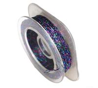 Guida per canna da pesca da 50 m, filo per avvolgere anelli guida per canne, adatta per lenza intrecciata, con materiale in nylon resistente (500D colorato F)