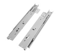 Guida per cassetti a scomparsa, 1 paio di guide soft close per cassetti a carico pesante completamente estraibili, guide nascoste con capacità di carico 40 kg, guide per cassetti silenziose (40 cm)