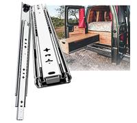 Guida per cassetti con Cuscinetti a Sfera per Armadio da Cucina, Guida per Guide industriali in Acciaio Resistente da 12 Pollici e 60 Pollici, capacità di carico di 145 kg, Scorrimento più Fluido e