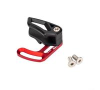 Guida per catena DH per bicicletta a montaggio diretto, per 1 x singola velocità E, tipo E, supporto per deragliatore anteriore per catena in lega di alluminio CNC, nylon e plastica (rosso)
