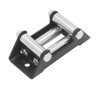 Guida per cavi con rullo di traino, guida in acciaio ad alta resistenza a 4 vie per verricello elettrico da 4500 libbre, guida per cavi a rullo per impieghi gravosi con