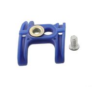 Guida per cavi del movimento inferiore per le linee del cambio della bici, include vite di fissaggio, struttura in metallo in plastica per prestazioni di cambio fluide (nero)