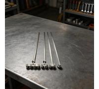 Guida per circolare Acciaio 50cm Guida per circolare Acciaio | Scala integrata 50cm, acciaio per robusto, tagli precisi, per ideale per falegnameria, uso professionale(C)