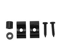 Guida per Corde di Chitarra Elettrica 2 Pezzi Argento Compatta con Burrone Supporto per Paletta Ideale per Musicisti in Viaggio Resistente e Duratura