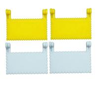 Guida Per Cuciture - Strumento Per Modelli Di Calibro Ad Ago Dritto Da 4 Pezzi | Guida Per Orli Con Clip Portatile Da 5,7x3,9 Cm | Strumento Di Misurazione, Calibro 'ago Per La Lavorazione Di Rifi