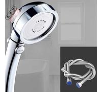 Guida per doccia Scheda da doccia ad alta pressione con tubo e supporto 1,5 m, 3 modalità di spruzzo, soffioni per aumentare la pressione, capofamiglia del bagno universale della testa a più modalità