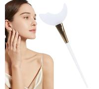 Guida per eyeliner, stencil per ombretto,Scudo per mascara in silicone - per il contorno delle ciglia a manico lungo, strumento di bellezza multifunzionale per il trucco degli occhi per occhi, ciglia