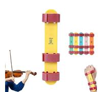 Guida per il polso per violino rinforzata, supporto correttivo per la posizione della mano sinistra, antiscivolo, per principianti, design confortevole imbottito per prevenire la postura dei polsi