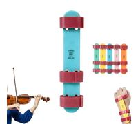 Guida per il polso per violino rinforzato, supporto correttivo per la posizione della mano sinistra, antiscivolo, per principianti, design confortevole imbottito per prevenire la postura dei polsi