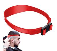Guida per il taglio dei capelli - Guide di trucioli forniscono una fascia di taglio di capelli curvo | Modello di rasatura scollatura senza mani senza mani | Attacca per capelli a collo dritto per ras