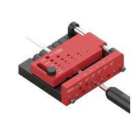Guida Per Il Trapano - Posizionatore Per Lavorazione Del Legno | Localizzatore Centro Per Barra Rotonda | Per Lavorazione Del Legno Falegnameria Armadio Cassetto Banco Punzonatura Posizionamento