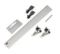 Guida per la guida della macchina in marmo da 1,2 m Guida per binari universali con piastra inferiore da 4/5 pollici per strumenti di lavorazione del legno di taglio del bordo dritto (Imposta a)