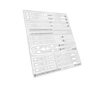 Guida per la scrittura Righello Scribing Righello morbido Dettaglio Aggiunta di modelli per Modello Strumento Professionale Superfici Curve Strumento Artigianale Scribing Righello