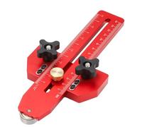 Guida per maschera per tavolo per a strappo sottile con limitatore a rullo per accessori per tavolo con scanalatura a T 3/8 pollici X 3/4 pollici