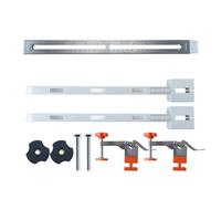 Guida Per Pomelli | Jig Per Maniglioni Cassetti,con Morsetto a Braccio Magnetico Guida in Acciaio Inox Posizionatore Regolabile per Foratura Vanity Cucina Armadi Lavorazione