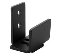 Guida per porta scorrevole, design regolabile per montaggio a parete, in acciaio al carbonio con finitura opaca per un movimento stabile