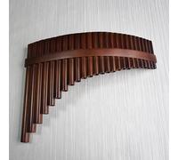 Guida Per Principianti Al Flauto Di Pan Flauto Di Pan A 25 Canne Con Tono C, Strisce E Cerchi In Legno Con Borsa In Pelle Di Vacchetta(G,R)
