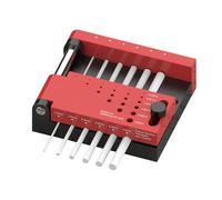 Guida Per Punte Da Trapano | Guida E Localizzatore Per Foratura In Legno | Localizzatore Di Fori Per Modelli | Per Armadi Falegnameria Cassetti Banco Posizionamento Punzonatura Carpenteria