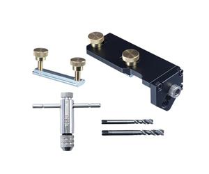 Guida per rubinetto di estrusione in alluminio - Drill Jig Taglierina di posizionamento preciso | Ringhiera assistente di maschiatura professionale per installazione di fabbricazione cavo lavorazione