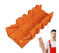 Guida per scatola per - Scatola per mitra con morsetto in ABS, strumento da taglio dritto e smussato, supporto angolare, costruzione compatta e durevole per progetti fai da te sul legno | Usatio