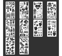 Guida per schizzi portatile Set stencil per diario d ' arte Durata perfetta per diari e pianificatori Modello scrapbooking
