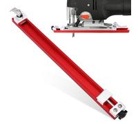 Guida per Sega Circolare Adatta Base Sega da 360 mm, Lega di Alluminio Guida Base Macchina da Taglio Regolabile con Doppio Sistema di Bloccaggio per Rifinitura Fresatura e Lavorazione del Legno