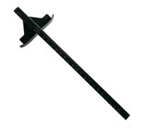 Guida per sega circolare con scala, per Dewalt DC390K, DW936, DC300, DC310, DCS391B, DCS393 e DC390B, guida di ricambio in metallo, con guida da 11 mm (guida argento da 11 mm)