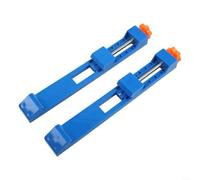 Guida per sega circolare e fresatrice con morsetto regolabile, compatibile con tagliapolvere da 4 a 6 pollici, design stabile e leggero in plastica ABS (2 pezzi)