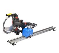 Guida per sega circolare elettrica automatica, con profondità regolabile e sollevamento con un solo pulsante, per pareti in cemento armato, pietra e piastrelle di ceramica