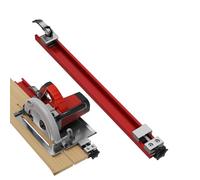 Guida per sega circolare, guida per sega a binario, base regolabile per la lavorazione del legno, per utensili di precisione, incisioni, applicazioni in legno