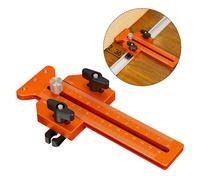 Guida per sega da tavolo sottile con rullo a forma di U e scanalatura a T