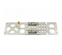 Guida per Seghe Circolari 340mm Angolo a 90° per Legno, Barra di Guida Compatibile con Festool e Makita, Set con Morsetti di Fissaggio e Manopola di Bloccaggio, Attrezzo da Falegnameria, Argento