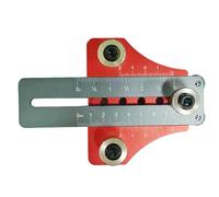 Guida per Taglio Sottile,Utensili In Alluminio Sottile Per Falegnameria - Guida per la Parallela per a Nastro e Tavolo Router,Per Router Laboratorio Garage Falegnameria Artigianato Sedia Arredamento F