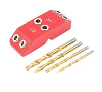 Guida per trapano angolare 30-45-90 gradi in lega di alluminio blocco modello di foratura per fori dritti obliqui precisi lavorazione del legno fai da te