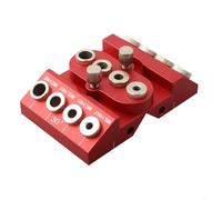 Guida per trapano angolare per ringhiere e lavorazione del legno, con angoli di 30, 45, 90 gradi e fori di diverse dimensioni, design leggero e robusto