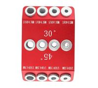 Guida per trapano angolata 30 45 90 gradi Jig per fori dritti per fori angolati Guida portatile per legno trapano resistente per la produzione di mobili