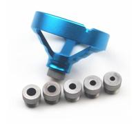 Guida per trapano con boccole per trapano da 5/6/7/8/9/10 mm per un allineamento accurato della linea centrale su legno, metallo e altre superfici, maschera per localizzare fori in lega di alluminio