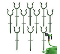 Guida per Tubi da Giardino - del Tubo Verde Postale Le Luci delle Vacanze | 10 Pezzi Supporto La Protezione Piante Spike Irrigation Porta Supporto Annaffiare Bordi