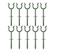 Guida per Tubo del Tubo - Guida Giardino Verde Stake Holiday Lights Porta | Spike del Titolare Prato e di Piante | 10 Pezzi Protezione delle Piante