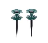 Guida per tubo dell'acqua, avvolgitubo portatile, supporto per ruota, 25 cm x 9 cm, verde, set da 2 per giardino e cortile