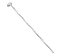 Guida per Utensile Circolare in Acciaio Inox, Taglio Dritto | Base di Guida con Rulli e Morsetto, per Falegnami e Fai da Te, Argento, Pannelli e Legname