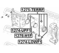 Guida pinza freno Assale anteriore superiore 1274-UPF1 FEBEST per SUZUKI HYUNDAI