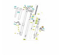 GUIDA PROTEZIONE STELO FORCELLA SINISTRO PER TT600R, TT RE, TT R 5CHF314F0000
