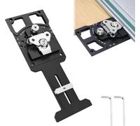 Guida quadrata regolabile con arresto angolare rapido e positivo da -60° a 60°, sega circolare su binario per tagli precisi smussati, guida compatibile (Scie con linguetta regolabile)