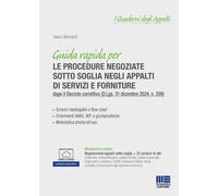 Guida rapida per le procedure negoziate sotto soglia negli appalti di serv...